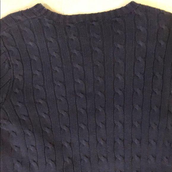 A crew neck Ralph Lauren sweater in navy - Picture 3 of 3